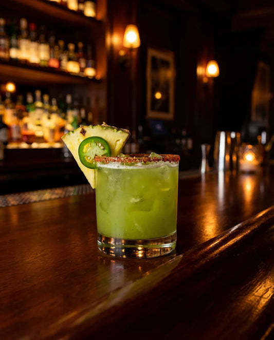 Spicy Pineapple Margarita Verde